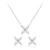 1.2 Carat D Color Moissanite Pendant Necklace for Women S925 Sterling Silver Earrings Sparkling Fine Jewelry Set Wedding Gift - EverlyCrafted