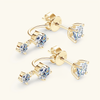 Moissanite 2.0 CTTW Stud Earrings in 925 Sterling Silver - EverlyCrafted