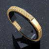 8MM Blue Stainless Steel Curb Chain Bracelet for Men & Women - EverlyCrafted