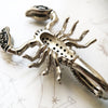 Black Scorpion Pendant - 925 Sterling Silver Jewelry - EverlyCrafted
