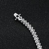 Zircon Tennis Bracelet 925 Sterling Silver Plated 18k White Gold - EverlyCrafted