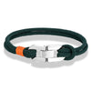 Double Strand Braided Rope Bracelet with Stainless Steel U-Buckle - EverlyCrafted