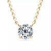 Moissanite Pendant Necklace 925 Sterling Silver
